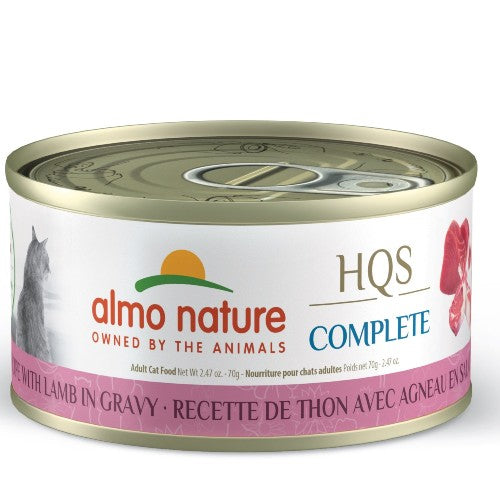 Almo Nature HQS Complete Chat - Thon avec agneau en sauce 70 gr