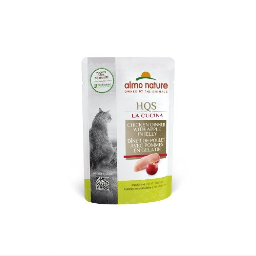 Almo Nature HQS La Cucina pochette chat - Poulet et pommes en gelée 55 gr