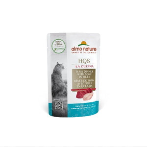Almo Nature HQS La Cucina pochette chat - Thon et sole en gelée 55 gr