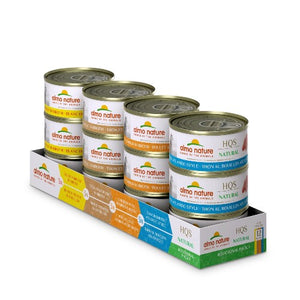 Almo Nature HQS Natural chat - Caisse rotationnel #1 - Poulet / thon 12 x 70 gr