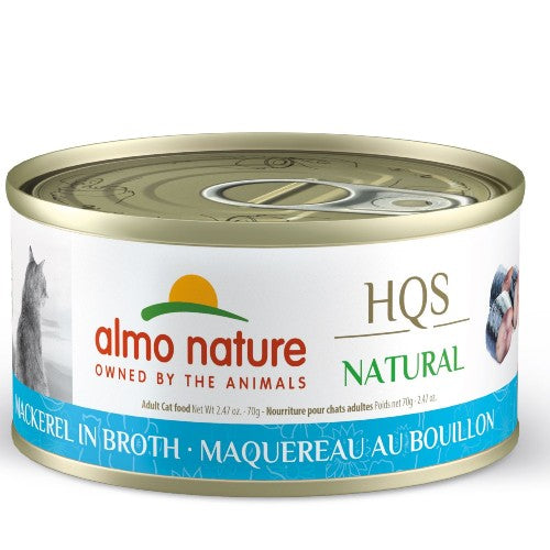 Almo Nature HQS Natural chat - Maquereau au bouillon 70 gr