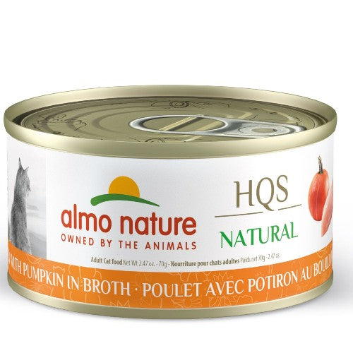 Almo Nature HQS Natural chat - Poulet avec potiron au bouillon