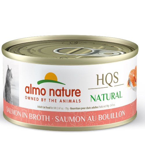 Almo Nature HQS Natural chat - Saumon au bouillon 70 gr
