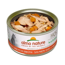 Load image into Gallery viewer, Almo Nature HQS Natural chat - Saumon et carottes au bouillon 70 gr
