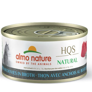 Almo Nature HQS Natural chat - Thon avec anchois au bouillon 70 gr