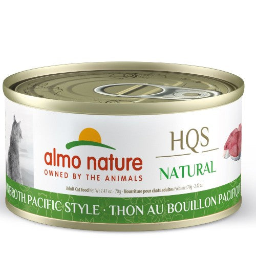 Almo Nature HQS Natural chat - Thon du pacifique au bouillon 70 gr
