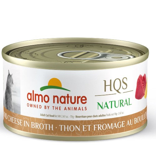 Almo Nature HQS Natural chat - Thon et fromage au bouillon