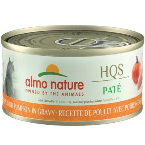 Almo Nature HQS Pâté chat - Pâté au poulet avec potiron en sauce 70 gr