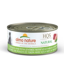 Load image into Gallery viewer, Almo Nature HQS Natural chien - Entrée de poulet et thon avec légumes au bouillon
