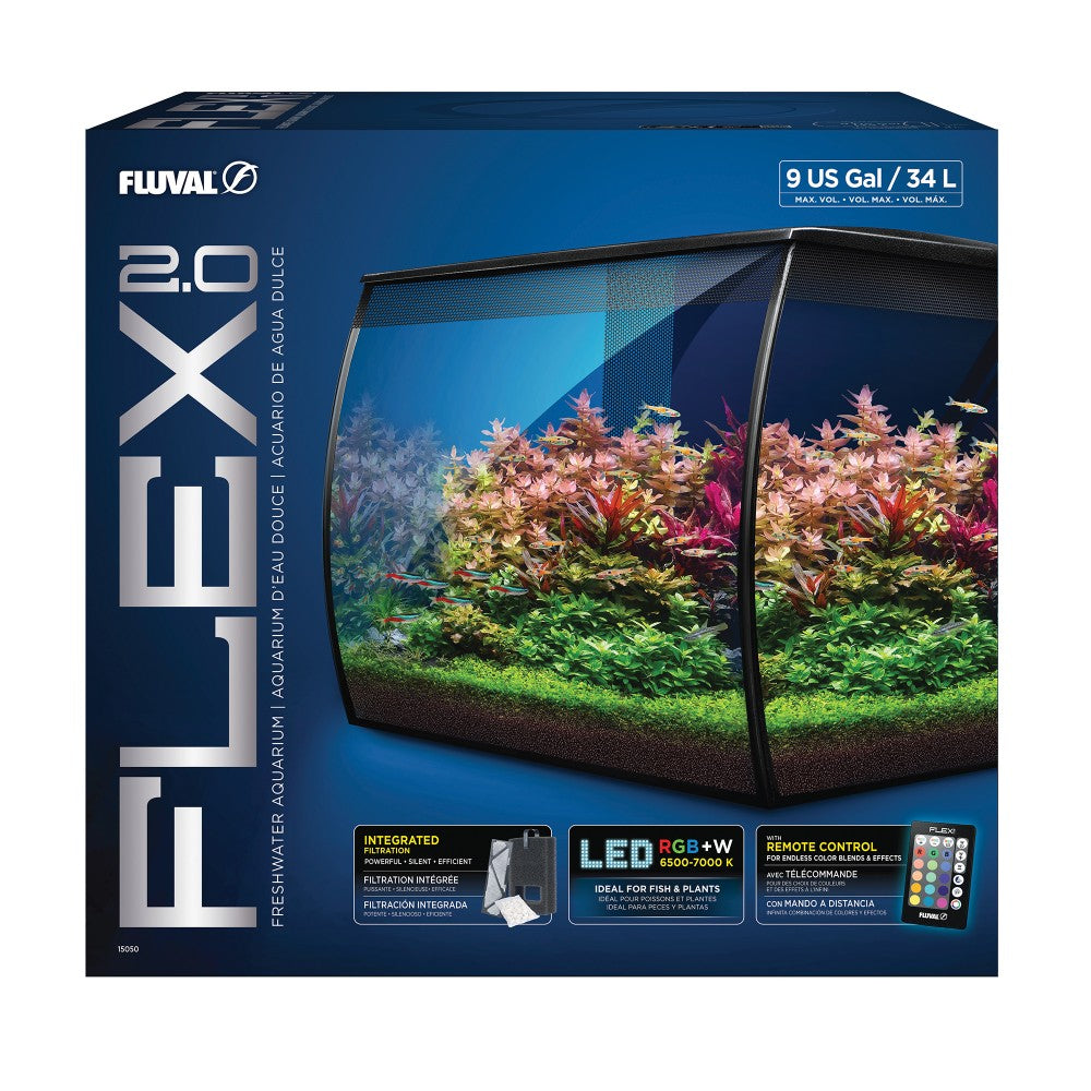 Aquarium équipé Flex 2.0 Fluval - 34 L (9 gal US)