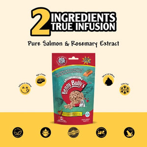 Benny Bully's Gâteries pour chat - Extrait de saumon et de romarin plus 20 gr