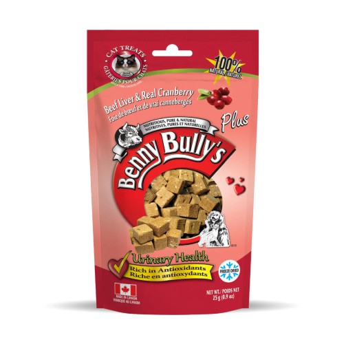 Benny Bully's Gâteries pour chat - Foie boeuf & canneberges 25 gr
