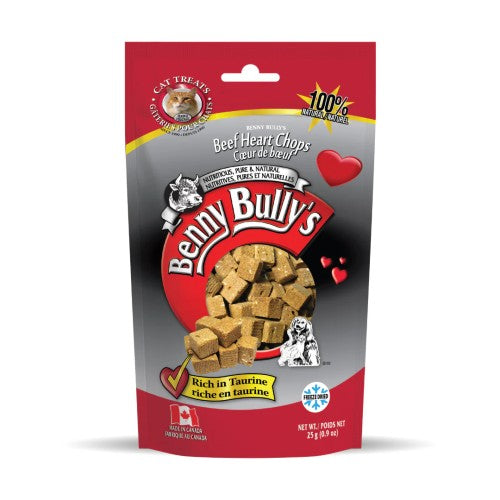 Benny Bully's Gâteries pour chat - Foie boeuf & coeurs 25 gr