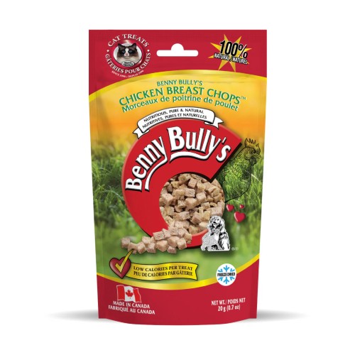 Benny Bully's Gâteries pour chat - Morceaux de poitrine de poulet 20 gr