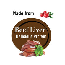 Load image into Gallery viewer, Benny Bully&#39;s Gâteries pour chat - Smart Packs Mini - Foie de boeuf avec canneberge 18 gr
