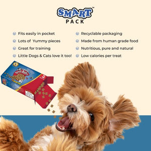 Benny Bully's Gâteries pour chien - Smart Packs Mini - Foie de boeuf avec bleuet 18 gr