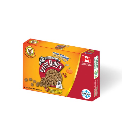 Benny Bully's Gâteries pour chien - Smart Packs Mini - Foie de boeuf avec citrouille 18 gr