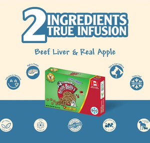 Benny Bully's Gâteries pour chien - Smart Packs Mini - Foie de boeuf avec pomme 18 gr