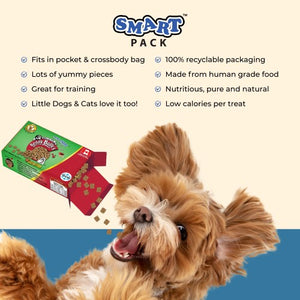 Benny Bully's Gâteries pour chien - Smart Packs Mini - Foie de boeuf avec pomme 18 gr
