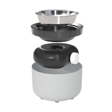 Load image into Gallery viewer, Bol lesté Zeus Oasis pour nourriture pour chiens - Gris pâle
