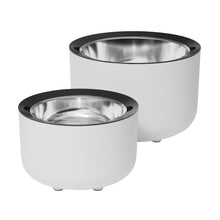 Load image into Gallery viewer, Bol lesté Zeus Oasis pour nourriture pour chiens - Gris pâle
