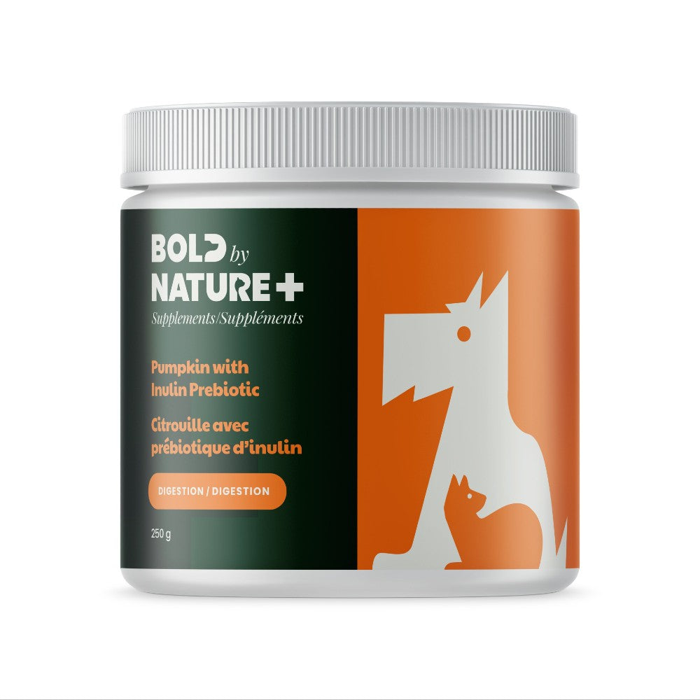 Bold By Nature+ Suppléments - Digestion - Poudre de citrouille et inuline 250 gr
