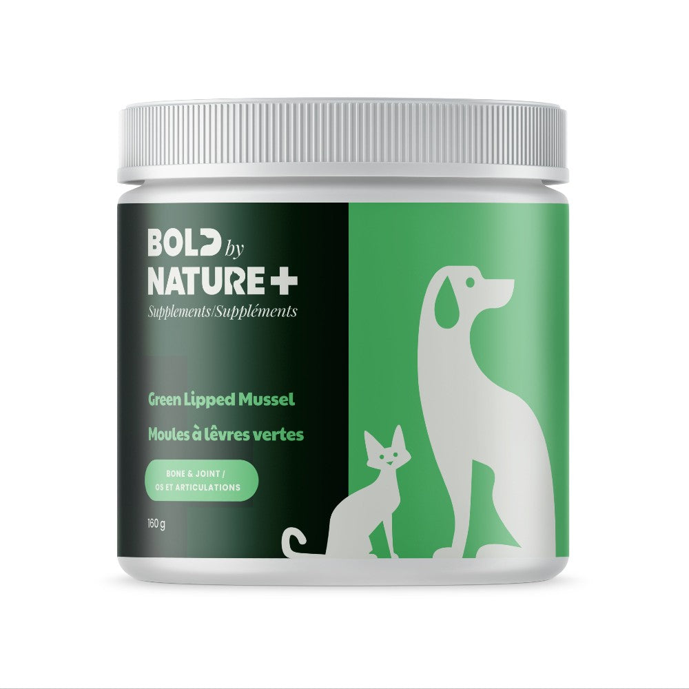 Bold By Nature+ Suppléments - Os & articulations - Moules à lèvres vertes 160 gr