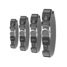 Load image into Gallery viewer, Bud'z Collier ajustable en nylon pour chien - Gris
