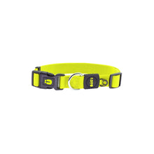 Load image into Gallery viewer, Bud'z Collier ajustable en nylon pour chien - Jaune néon
