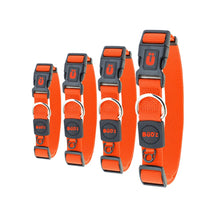 Load image into Gallery viewer, Bud'z Collier ajustable en nylon pour chien - Orange néon
