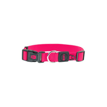 Load image into Gallery viewer, Bud'z Collier ajustable en nylon pour chien - Rose néon
