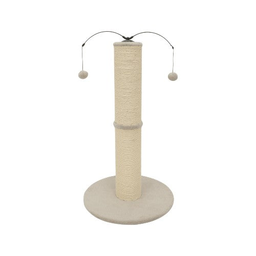 Bud'z Griffoir en Sisal et jeu tourniquet, Gris pâle