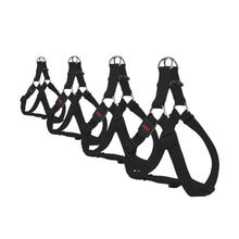 Load image into Gallery viewer, Bud'z Harnais ajustable en nylon pour chien - Noir
