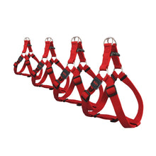 Load image into Gallery viewer, Bud'z Harnais ajustable en nylon pour chien - Rouge
