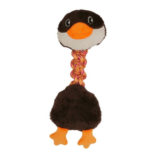 Bud'z Jouet en peluche avec corde - Canard sauvage