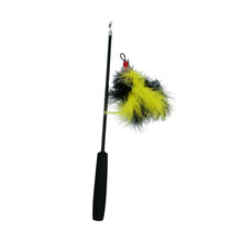 Load image into Gallery viewer, Bud'z Jouet pour chat - Canne à pêche télescopique et jouet plumes - 165 cm
