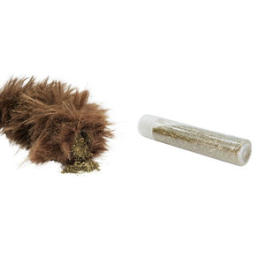 Bud'z Jouet avec tube d'herbe à chat - Souris à queue soyeuse - Dijon