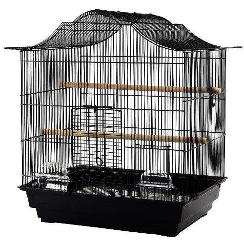 Cage Camelia pour perruches / pinsons / serins, Noire