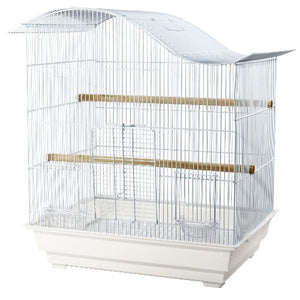 Cage Sophora pour perruches / pinsons / serins, Blanche