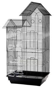 Cage Volière Betula pour perruches / pinsons / serins, noire