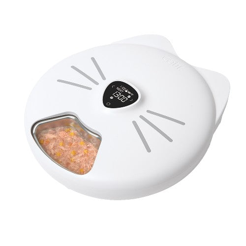 Distributeur intelligent Catit PIXI de 6 repas avec plateau en acier inoxydable