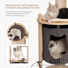Load image into Gallery viewer, Arbre à chat Catit Vesper, moyen, 72 x 57,5 x 124,5 cm (28,3 x 22,6 x 49 po)
