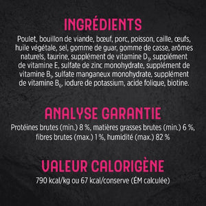 Conserve pour chat Nutrience Trattoria 85 gr - Mousse aux caille avec oeufs