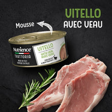 Load image into Gallery viewer, Conserve pour chat Nutrience Trattoria 85 gr - Mousse aux veau
