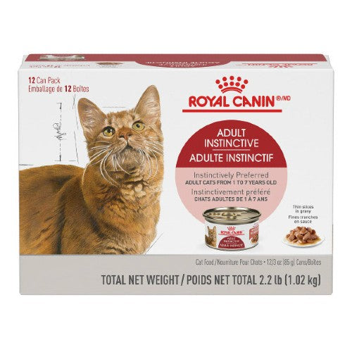 Conserve pour chat Royal Canin -Multipack de 12- Fines tranches en sauce adulte instinctif