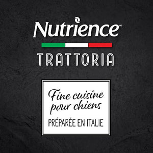 Conserve pour chien Nutrience Trattoria 400 gr - Pâté au thon avec riz