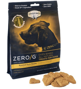 Darford Zero/G Gâteries pour chien - Canard rôti 340 gr