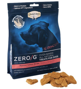 Darford Zero/G Gâteries pour chien - Saumon rôti 340 gr