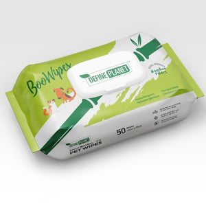 Define Planet "Boowipes" Lingettes tout usage en fibre de bambou, Parfum de citron