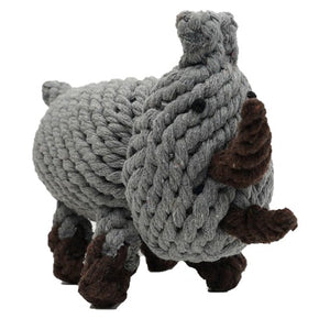 Define Planet Jouet pour chien en coton naturel "Cottonpals" - Marshal le rhino